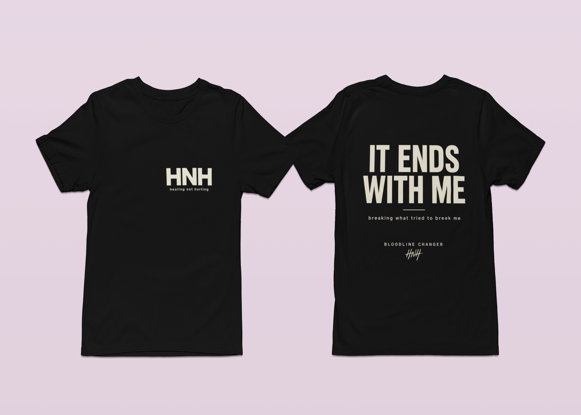 It Ends With Me Statement Tee