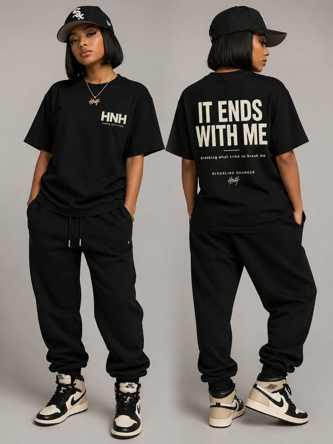 It Ends With Me Statement Tee