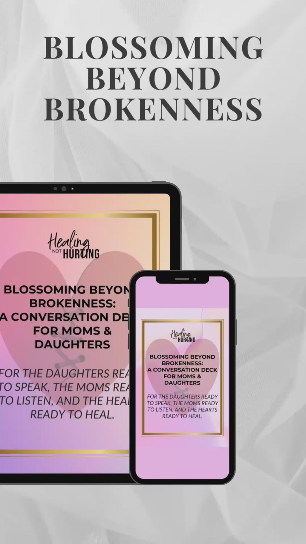 BLOSSOMING BEYOND BROKENNESS: Mother + Daughter Edition